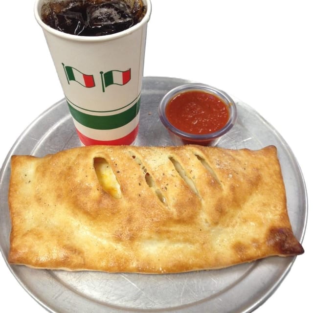 Stromboli Cheese and Soda.